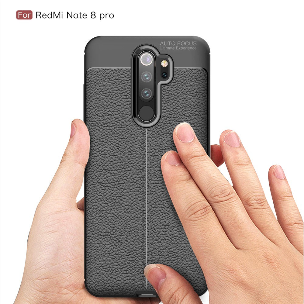 Litchi Texture TPU Case for Xiaomi Redmi Note 8 Pro