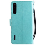 Imprint Sakura Cat Leather Stand Case with Card Slots for Xiaomi Mi CC9e / Mi A3