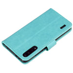 Imprint Sakura Cat Leather Stand Case with Card Slots for Xiaomi Mi CC9e / Mi A3