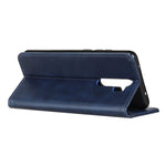 Auto-absorbed Split Leather Wallet Casing Cover for Xiaomi Redmi Note 8 Pro