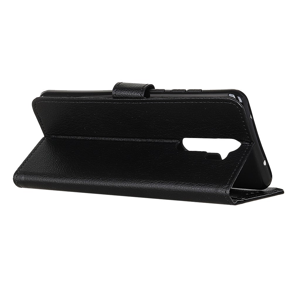 Litchi Skin Wallet Leather Stand Case Shell for Xiaomi Redmi Note 8 Pro
