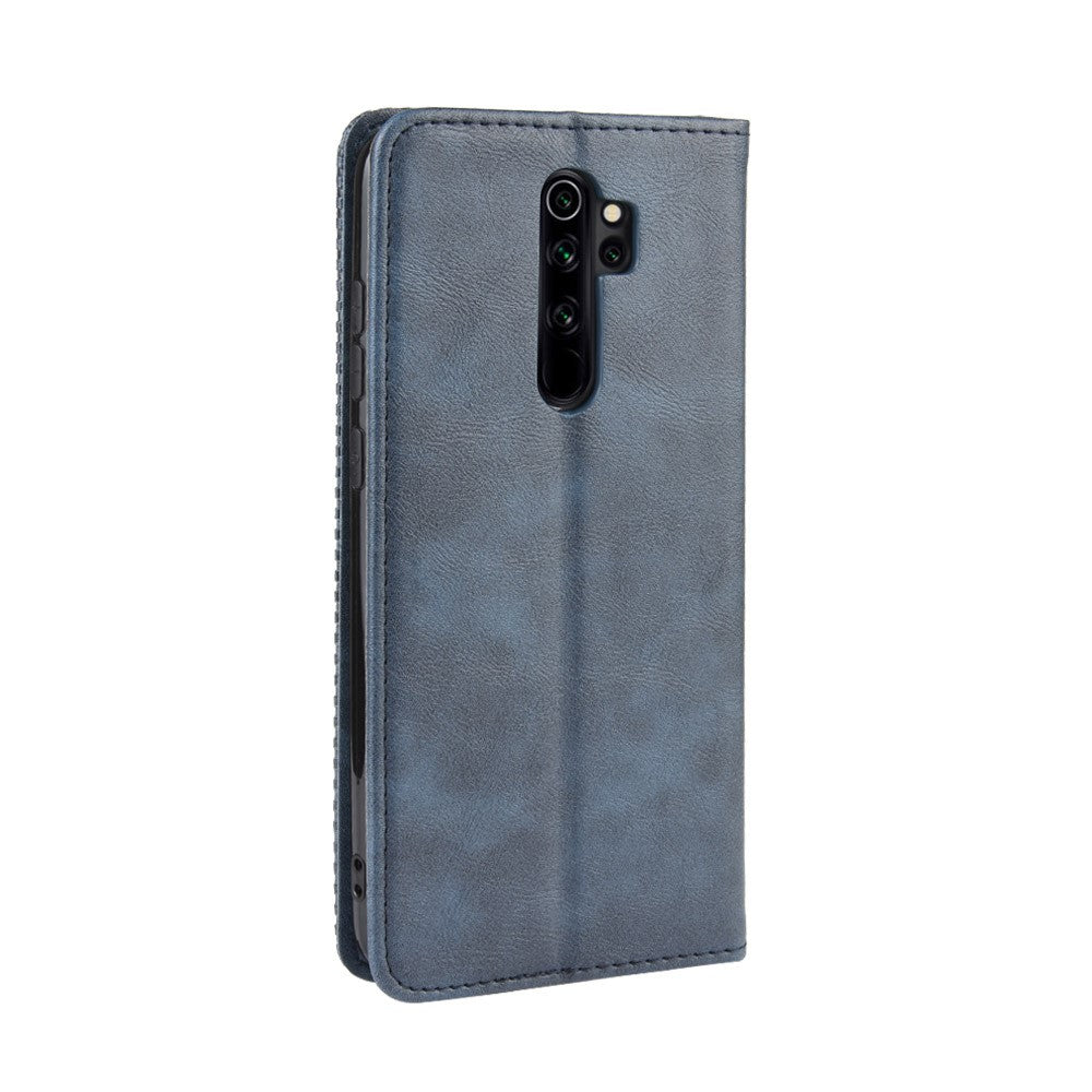 Retro Auto-absorbed Leather Casing for Xiaomi Redmi Note 8 Pro