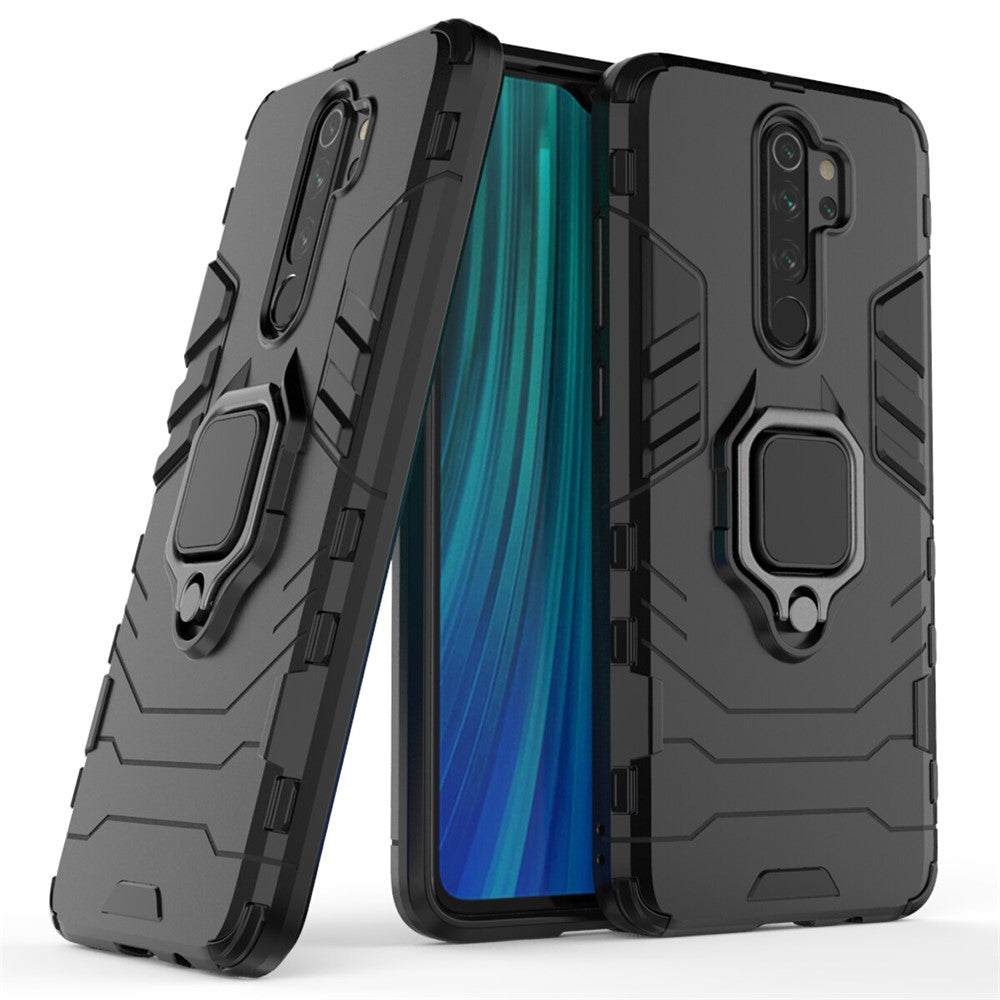 Plastic + TPU Hybrid Case with Kickstand for Xiaomi Redmi Note 8 Pro