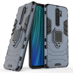 Plastic + TPU Hybrid Case with Kickstand for Xiaomi Redmi Note 8 Pro