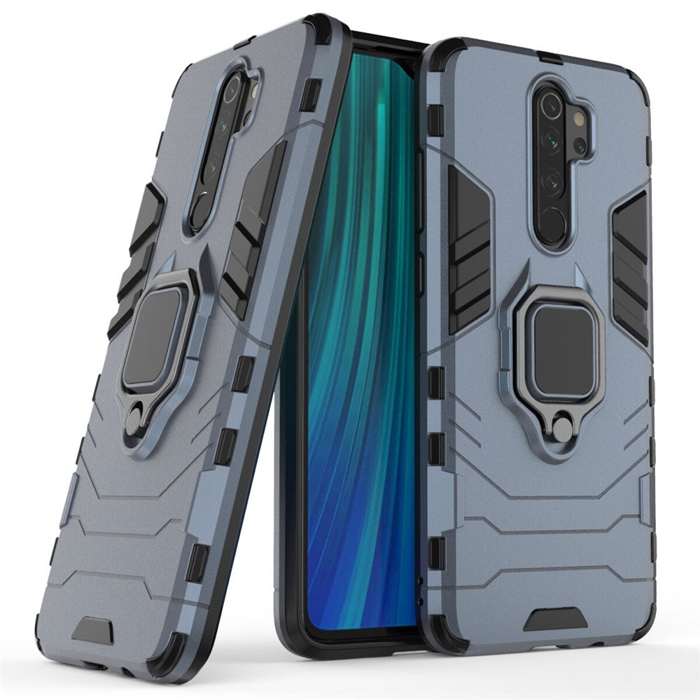 Plastic + TPU Hybrid Case with Kickstand for Xiaomi Redmi Note 8 Pro