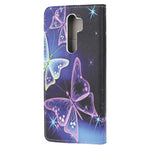 Pattern Printing Cross Texture Leather Wallet Case for Xiaomi Redmi Note 8 Pro