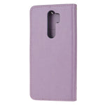 Imprint Butterfly Flower Leather Wallet Casing for Xiaomi Redmi Note 8 Pro