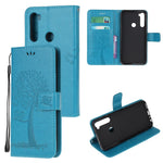 Imprint Tree Owl PU Leather Wallet Phone Cover with Stand for Xiaomi Redmi Note 8