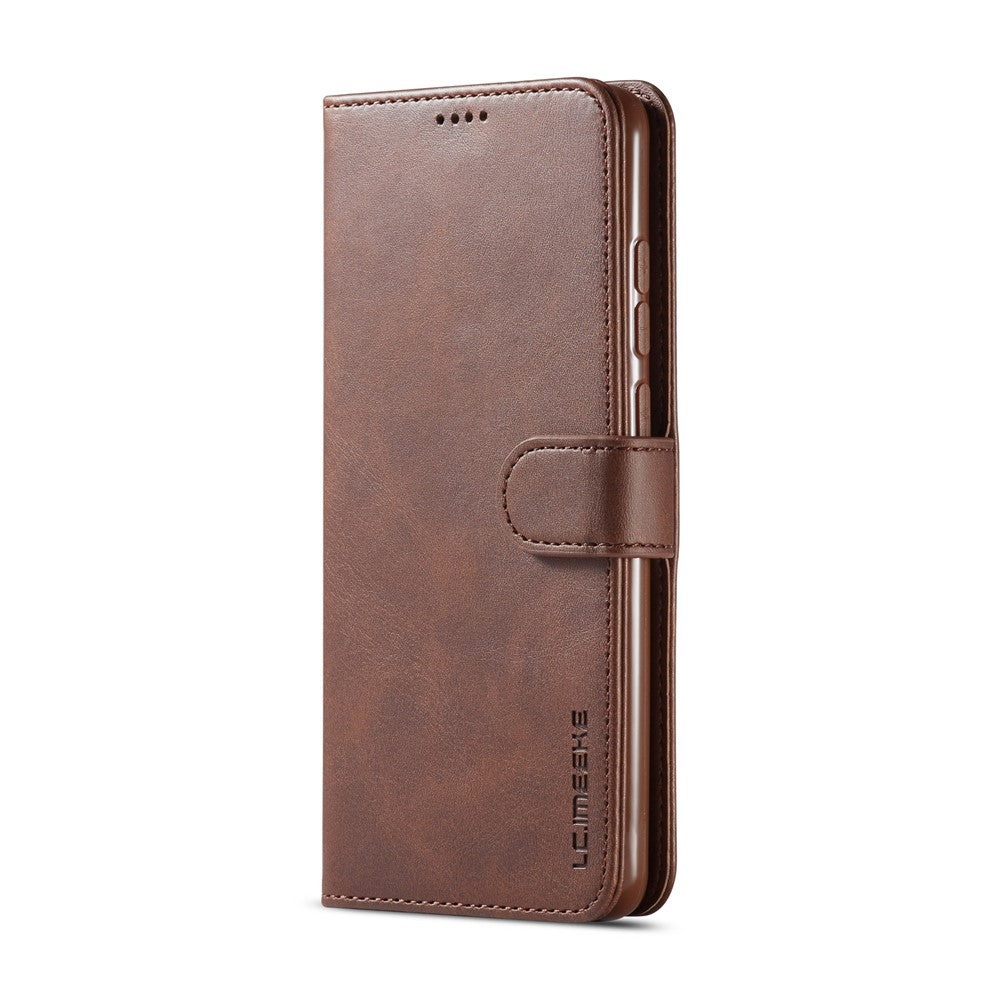 LC.IMEEKE PU Leather Stylish Flip Wallet Casing for Xiaomi Redmi Note 8 Pro