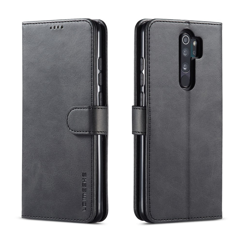 LC.IMEEKE PU Leather Stylish Flip Wallet Casing for Xiaomi Redmi Note 8 Pro