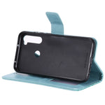 Imprint Flower Pattern Leather Wallet Stand Mobile Cover Case for Xiaomi Redmi Note 8