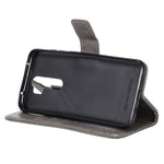 Imprint Sakura Cat Leather Covering with Card Slots for Xiaomi Redmi Note 8 Pro