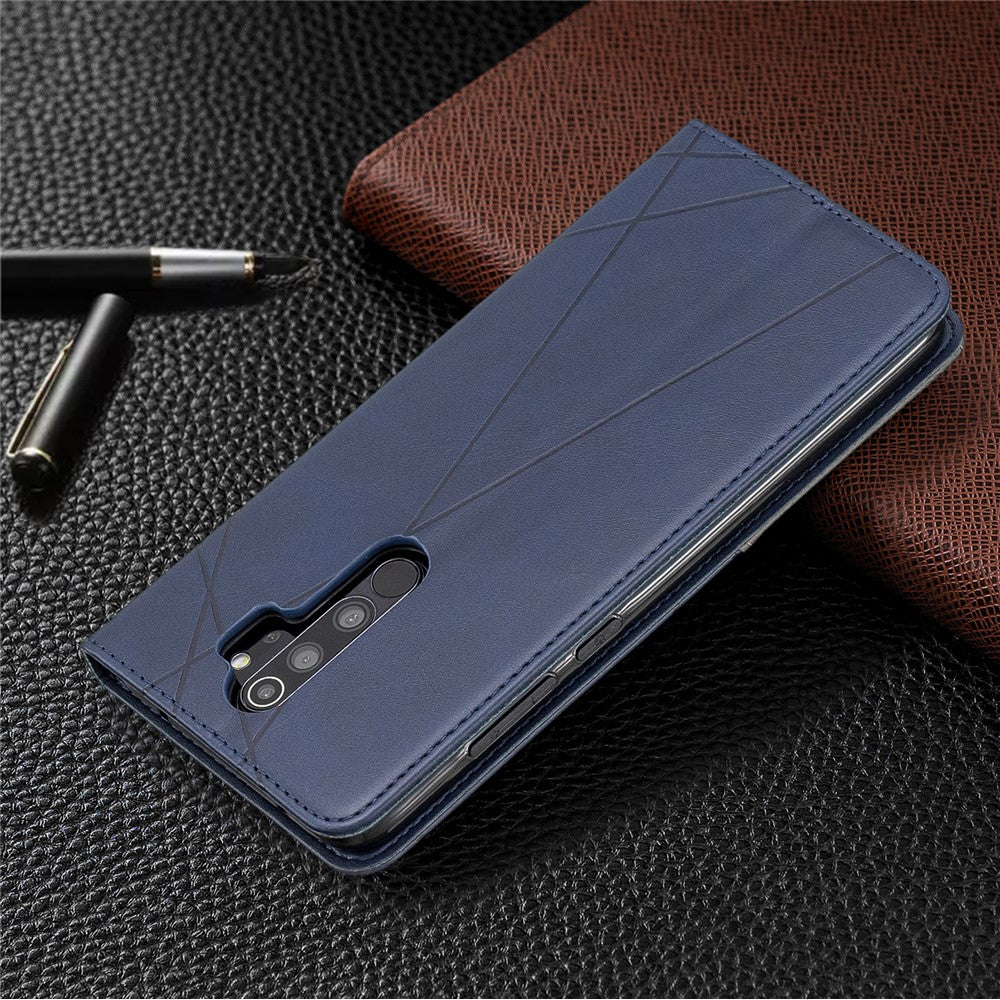 Geometric Pattern Stand Leather Card Holder Case for Xiaomi Redmi Note 8 Pro
