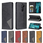 Geometric Pattern Stand Leather Card Holder Case for Xiaomi Redmi Note 8 Pro