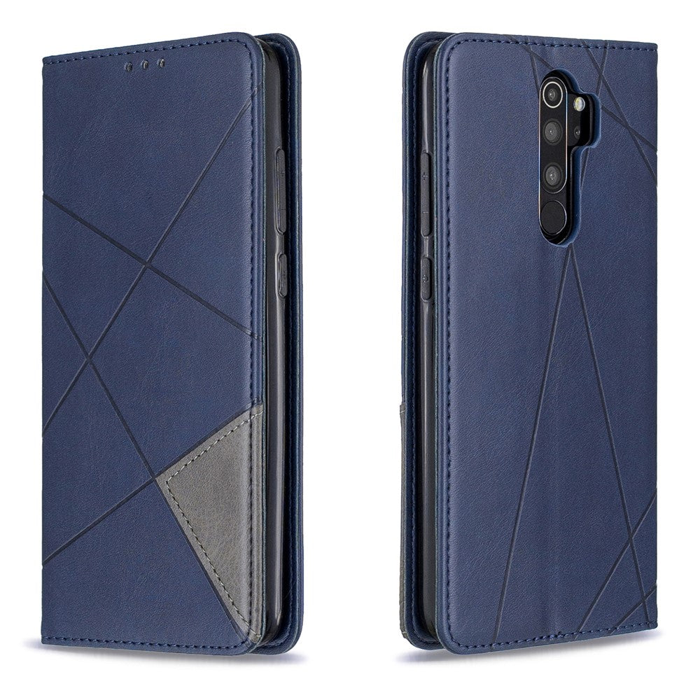 Geometric Pattern Stand Leather Card Holder Case for Xiaomi Redmi Note 8 Pro