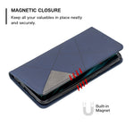 Geometric Pattern Stand Leather Card Holder Case for Xiaomi Redmi Note 8 Pro