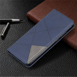 Geometric Pattern Stand Leather Card Holder Case for Xiaomi Redmi Note 8 Pro
