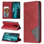 Geometric Pattern Stand Leather Card Holder Case for Xiaomi Redmi Note 8 Pro