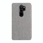 VILI DMX Cross Texture PU Leather Stand Case with Card Slot for Xiaomi Redmi Note 8 Pro