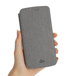 VILI DMX Cross Texture PU Leather Stand Case with Card Slot for Xiaomi Redmi Note 8 Pro