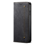 Jeans Cloth Texture Retro Style Flip Leather Phone Casing for Xiaomi Mi CC9e/Mi A3