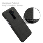 Cloth + PC Mobile Protective Phone Case Cover for Xiaomi Redmi Note 8 Pro