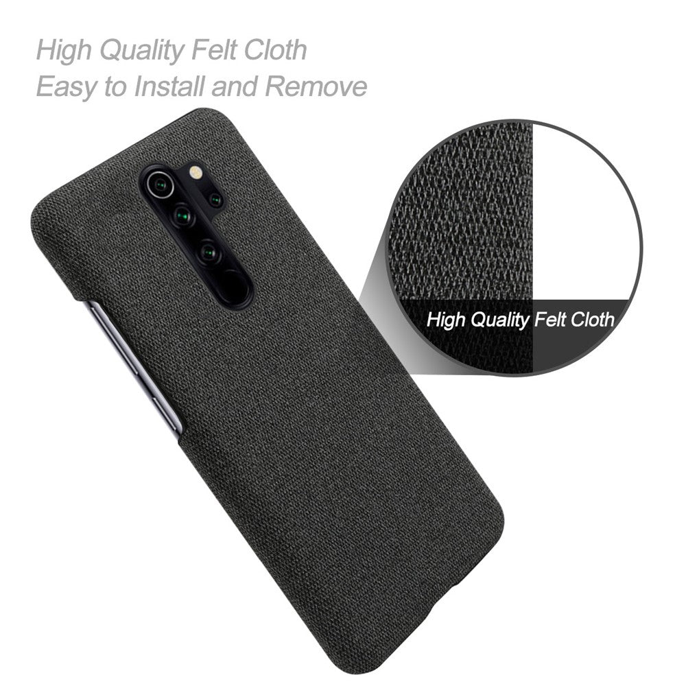 Cloth + PC Mobile Protective Phone Case Cover for Xiaomi Redmi Note 8 Pro