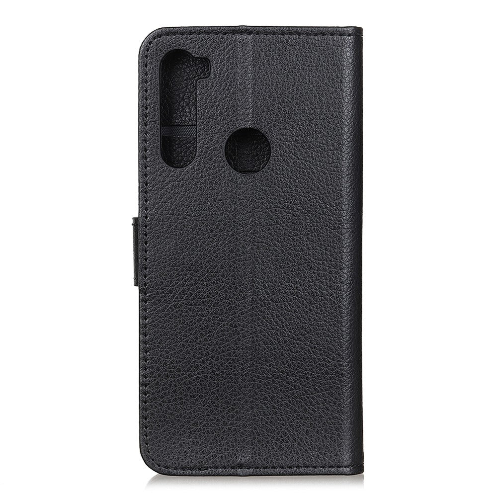 Classic Litchi Texture PU Leather Wallet Case for Xiaomi Redmi Note 8T