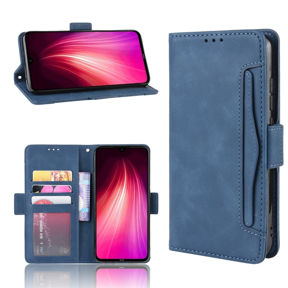 Wallet Leather Multiple Card Slots Case for Xiaomi Redmi Note 8T