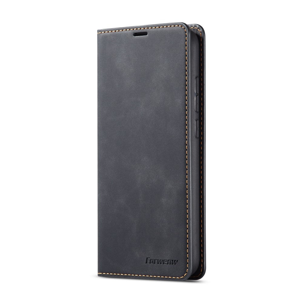 FORWENW Fantasy Series Auto-absorbed Silky Touch Leather Stand Case for Xiaomi Redmi Note 8