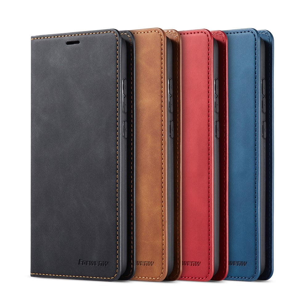 FORWENW Fantasy Series Auto-absorbed Silky Touch Leather Case for Xiaomi Redmi Note 8 Pro