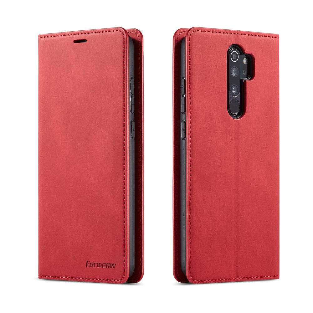 FORWENW Fantasy Series Auto-absorbed Silky Touch Leather Case for Xiaomi Redmi Note 8 Pro