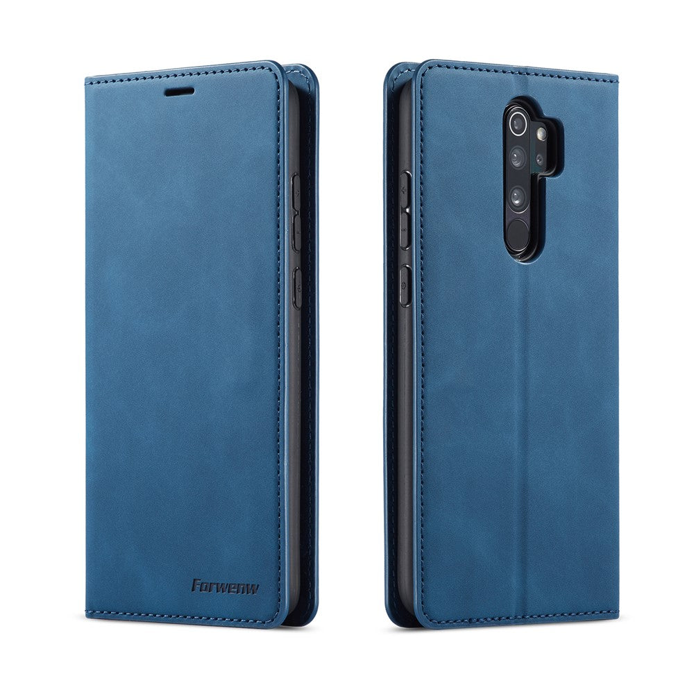 FORWENW Fantasy Series Auto-absorbed Silky Touch Leather Case for Xiaomi Redmi Note 8 Pro