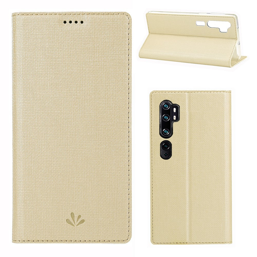 VILI DMX Cross Texture Stand Leather Card Holder Case for Xiaomi Mi CC9 Pro / Note 10 / Note 10 Pro