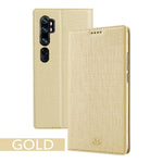 VILI DMX Cross Texture Stand Leather Card Holder Case for Xiaomi Mi CC9 Pro / Note 10 / Note 10 Pro