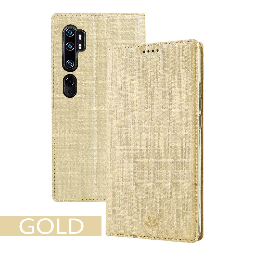 VILI DMX Cross Texture Stand Leather Card Holder Case for Xiaomi Mi CC9 Pro / Note 10 / Note 10 Pro
