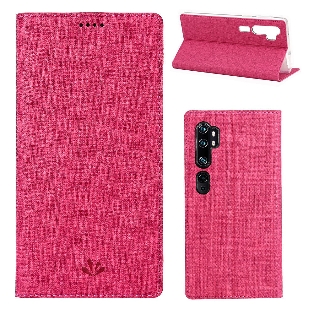 VILI DMX Cross Texture Stand Leather Card Holder Case for Xiaomi Mi CC9 Pro / Note 10 / Note 10 Pro