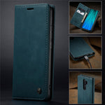 CASEME 013 Series Auto-absorbed Leather Wallet Stand Case Phone Shell for Xiaomi Redmi Note 8 Pro