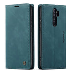 CASEME 013 Series Auto-absorbed Leather Wallet Stand Case Phone Shell for Xiaomi Redmi Note 8 Pro