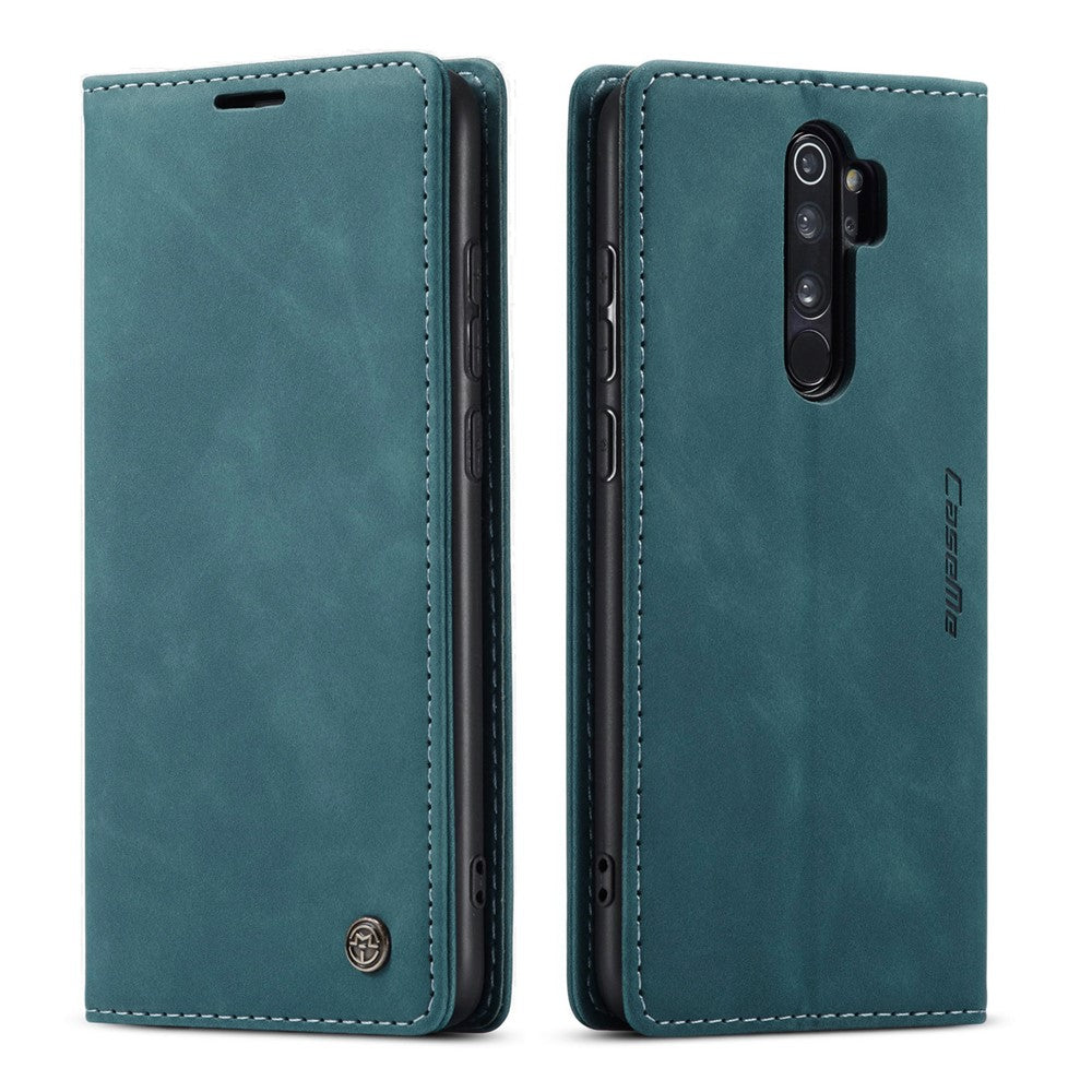 CASEME 013 Series Auto-absorbed Leather Wallet Stand Case Phone Shell for Xiaomi Redmi Note 8 Pro