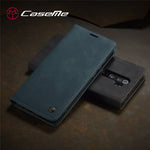 CASEME 013 Series Auto-absorbed Leather Wallet Stand Case Phone Shell for Xiaomi Redmi Note 8 Pro