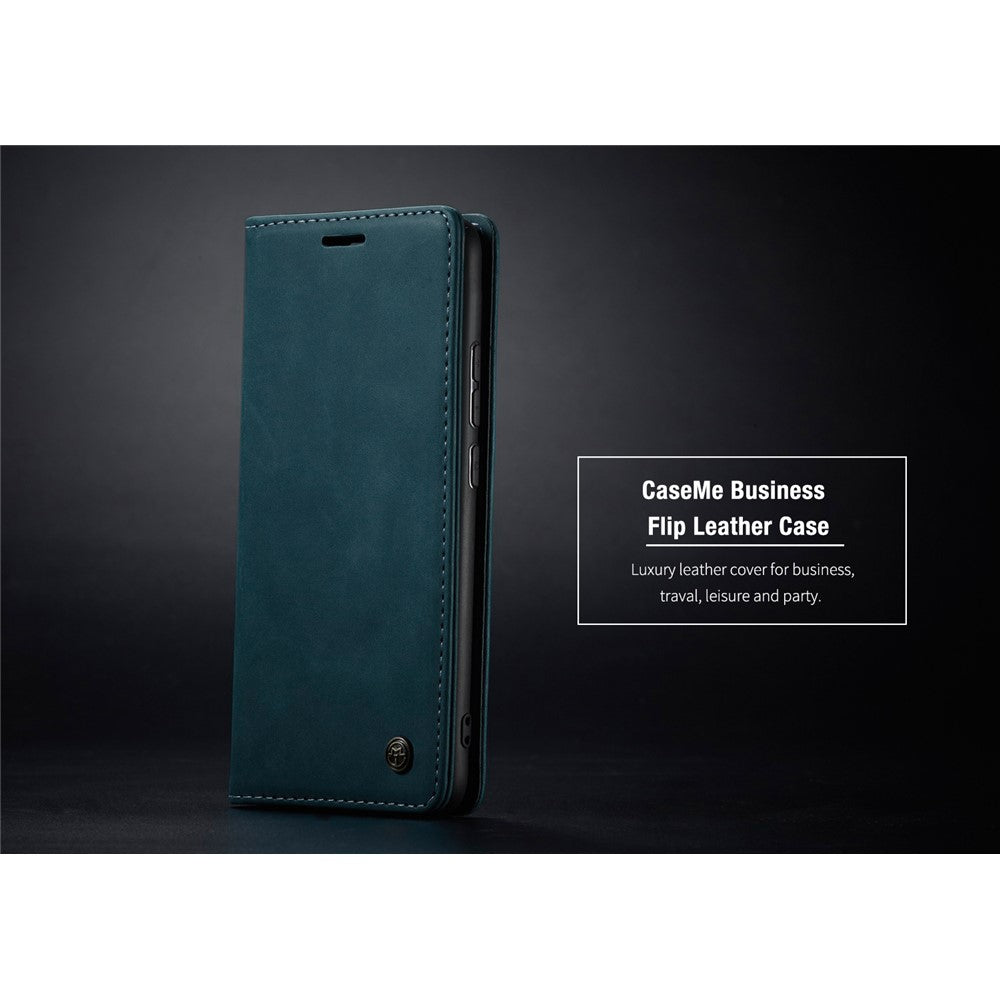 CASEME 013 Series Auto-absorbed Leather Wallet Stand Case Phone Shell for Xiaomi Redmi Note 8 Pro