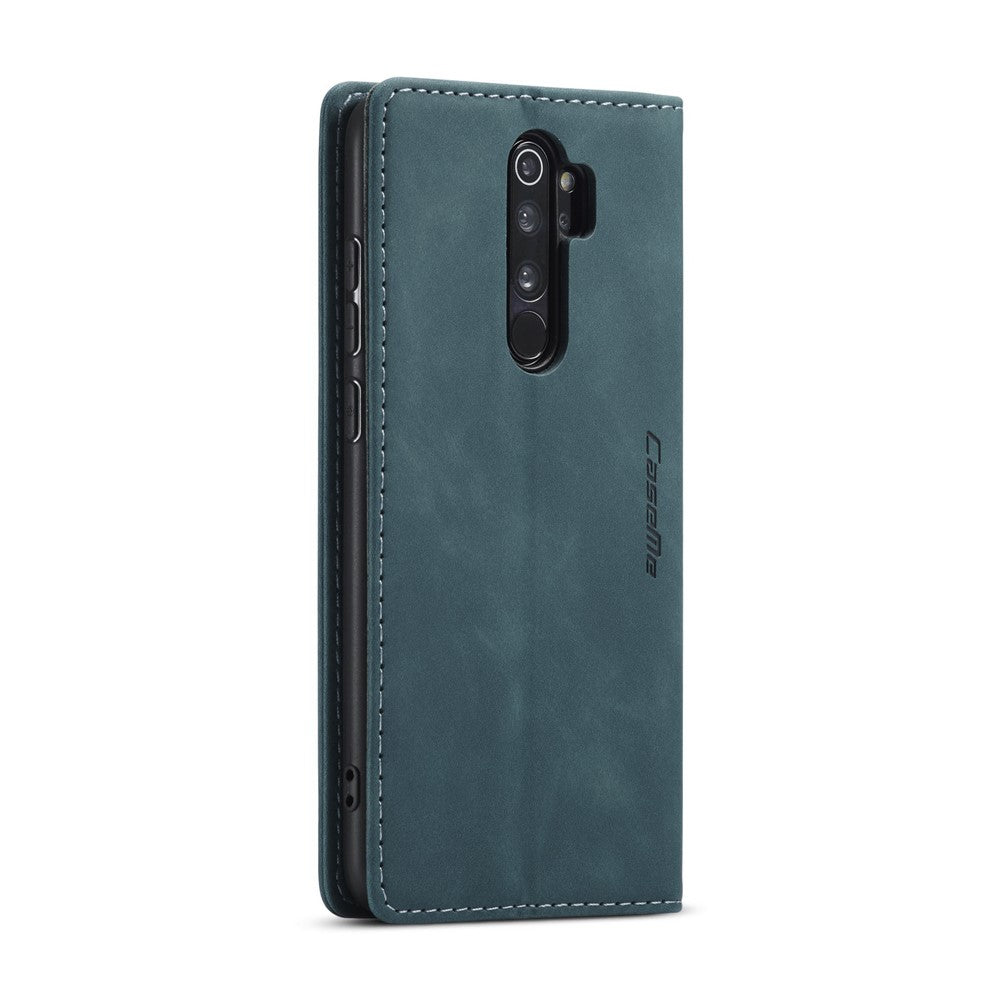 CASEME 013 Series Auto-absorbed Leather Wallet Stand Case Phone Shell for Xiaomi Redmi Note 8 Pro