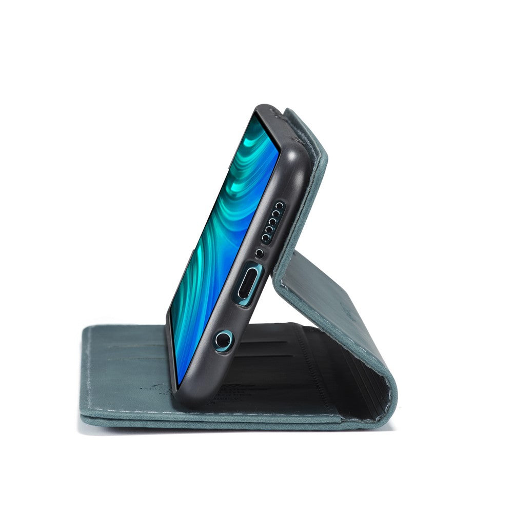 CASEME 013 Series Auto-absorbed Leather Wallet Stand Case Phone Shell for Xiaomi Redmi Note 8 Pro