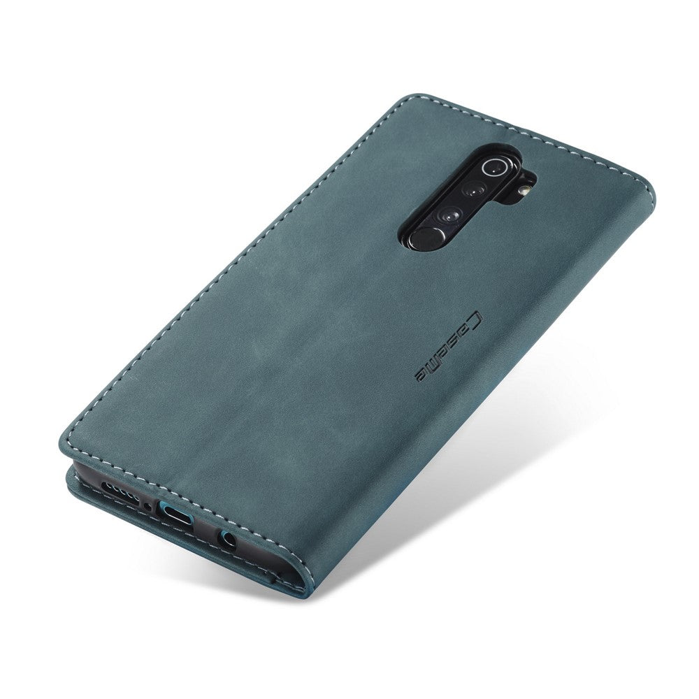 CASEME 013 Series Auto-absorbed Leather Wallet Stand Case Phone Shell for Xiaomi Redmi Note 8 Pro