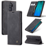 CASEME 013 Series Auto-absorbed Leather Wallet Stand Case Phone Shell for Xiaomi Redmi Note 8 Pro