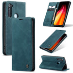 CASEME 013 Series Auto-absorbed Leather Wallet Stand Phone Covering Case for Xiaomi Redmi Note 8