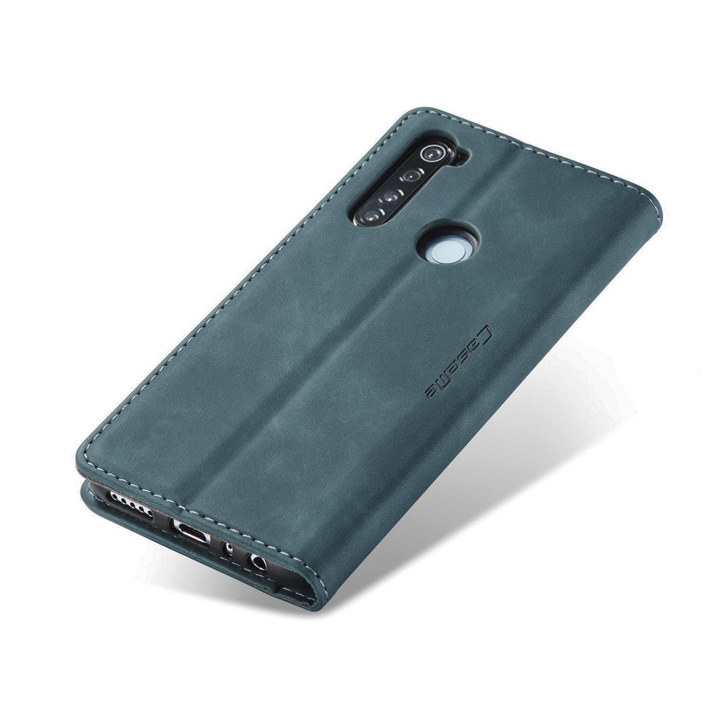 CASEME 013 Series Auto-absorbed Leather Wallet Stand Phone Covering Case for Xiaomi Redmi Note 8