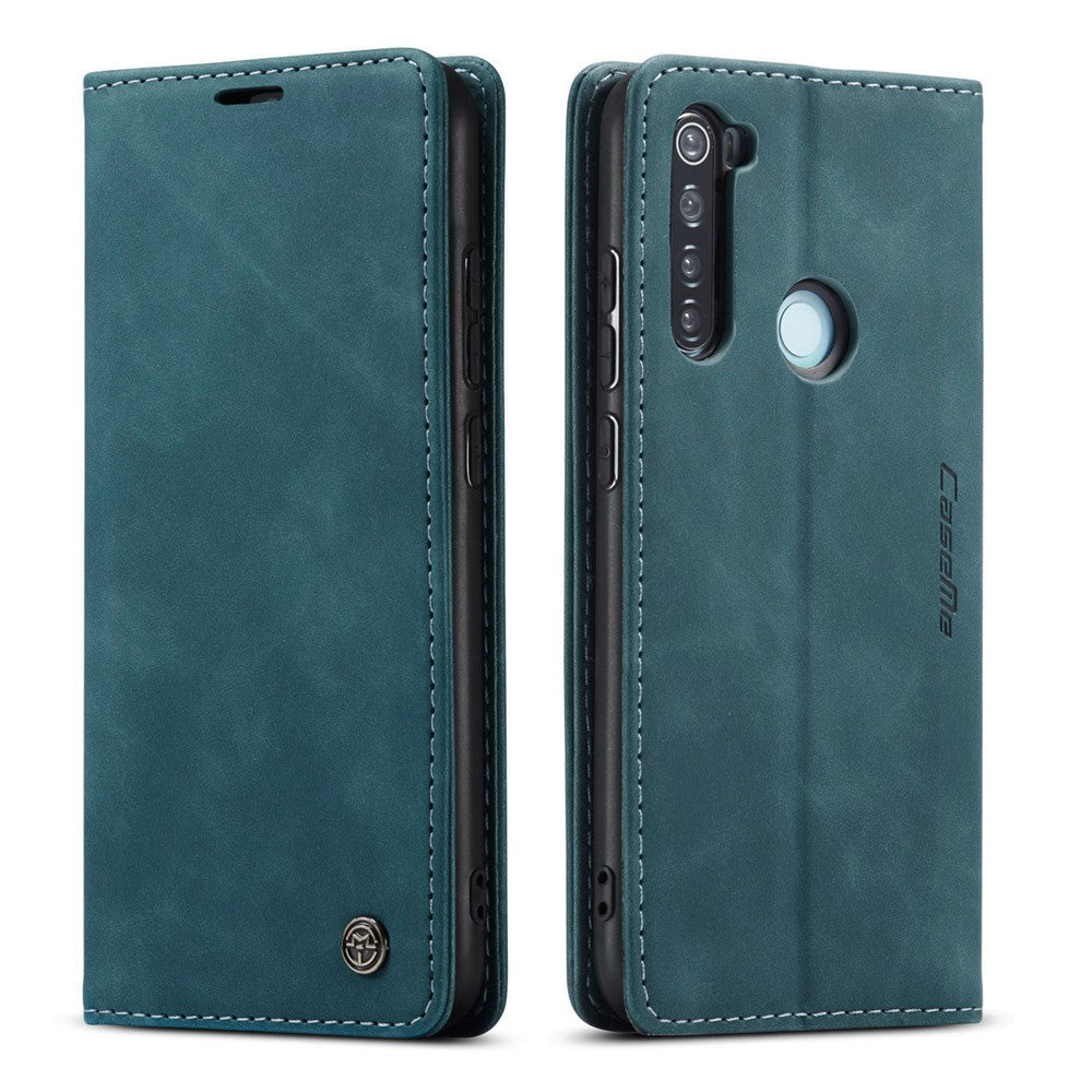 CASEME 013 Series Auto-absorbed Leather Wallet Stand Phone Covering Case for Xiaomi Redmi Note 8