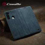 CASEME 013 Series Auto-absorbed Leather Wallet Stand Phone Covering Case for Xiaomi Redmi Note 8